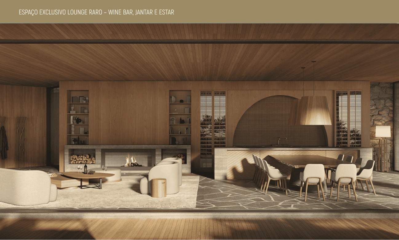 Espaço Exclusivo Lounge Raro - Wine Bar, Jantar e Estar